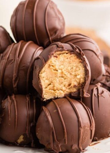 Chocolate-Dipped Peanut Butter Balls