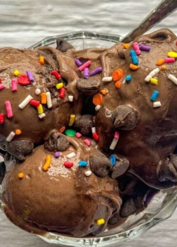 Creamy Chocolate Protein Ice Cream