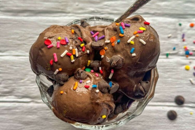Creamy Chocolate Protein Ice Cream