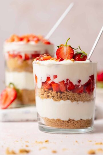 No-Bake High-Protein Cheesecake Jars